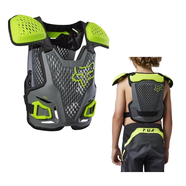 Fox Racing Youth R3 Motocross Dark Shadow Chest Protector
