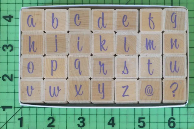 Mason Row Pegz Pegs Clickable Uppercase Alphabet Stamp Set Bodoni