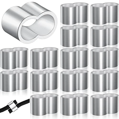 25 Viroles en Aluminium Manchons à Sertir en Aluminium Manchons de Presse de ...