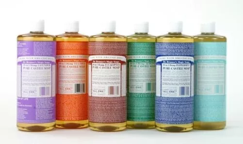 Dr Bronner's Organique Liquide Castille Savon Sélection 473ml - Végétalien