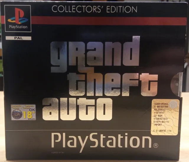 Grand Theft Auto Collector's Edition Ps1 Pal Ita Versione Italiana
