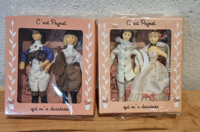 Lot De 10 Couples De Poupées Peynet - Atlas (occasion, Très Bon état)