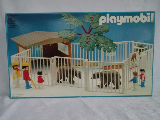 Playmobil Zoo Vintage - Lot D'animaux Dans Sa Boîte D'origine - Occasion