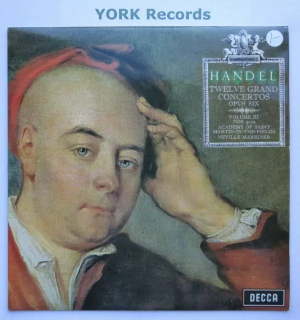 SXL 6371 - HANDEL - Twelve Grand Concertos Op 6 Vol III MARRINER - Ex LP Record