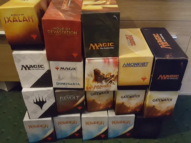 3x EMPTY FAT PACK BOX - 500ct Bundle - various sets - Magic the Gathering MTG