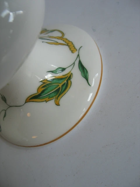 Vintage Crown Staffordshire Knochenporzellan KOWLOON 3 3/4" Posy Pot Vase Urne England 5