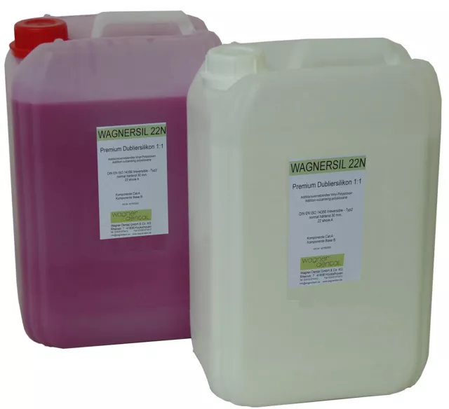 Wagnersil Premium caucho de silicona moldeado silicona 9-35 Shore 12 kg