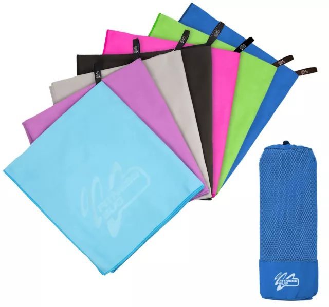 Mikrofasertuch Reise großes Bad Camping Sport Strand Fitnessstudio Yoga schnell trocknendes Handtuch 2
