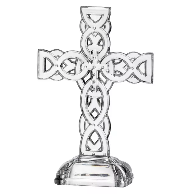 Bohemia Crystal Religious Cross Deco Gift Lead Crystal 27cm