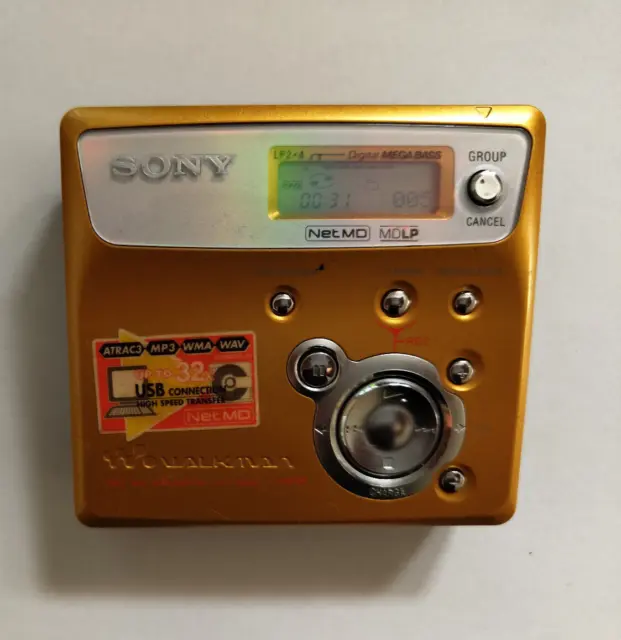 Sony MZ-N505 Walkman NET MD orange mit Zubehör
