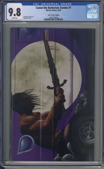 Conan the Barbarian : Exodus # 1 CGC 9.8 Horn Virgin Edition