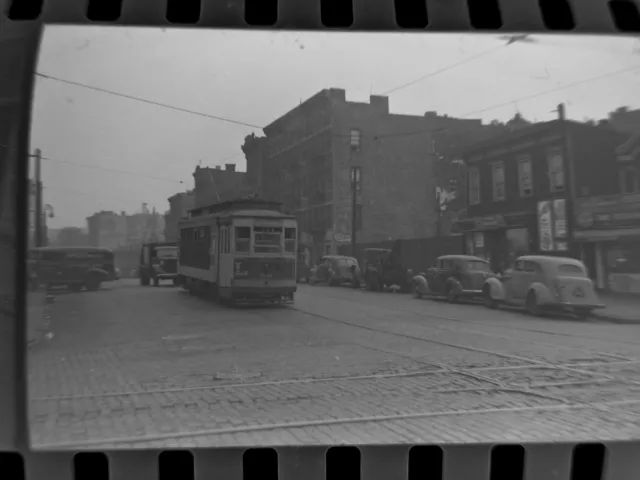 Great ORIG 1946 TARS Subway New York City NYC Trolley Film Photo Negative Bronx
