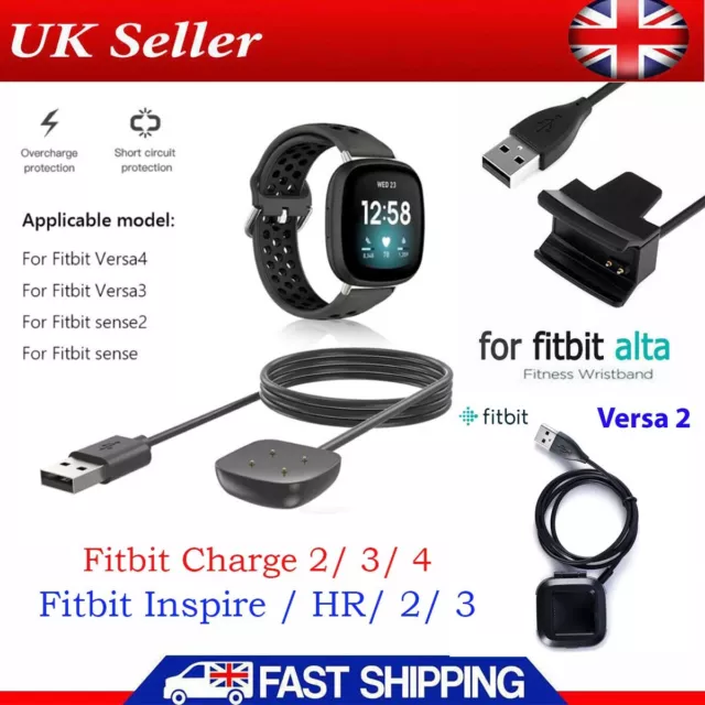 Charging Cable Charger Lead FitBit Wireless Fitness Activity Tracker Wristband