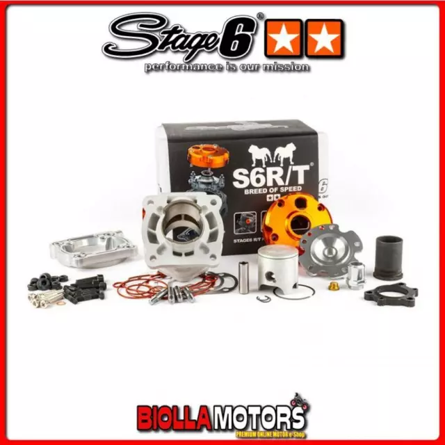 S6-7516602 CILINDRO STAGE6 R/T 70CC D.47,6 BIELLA 85 YAMAHA JOG RR 50 2T LC euro