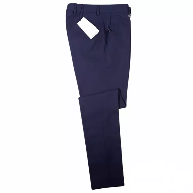 Calvin Klein x Andy Warhol Womens Dress Pants Blue Italian Slim Fit Trousers 38 Calvin Klein x Andy Warhol Womens Dress Pants Blue Italian Slim Fit Trousers 38