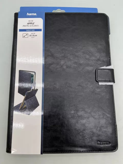 Funda Tablet Hama Portfolio Noble negra tab para iPad Pro 12.9 (2017)