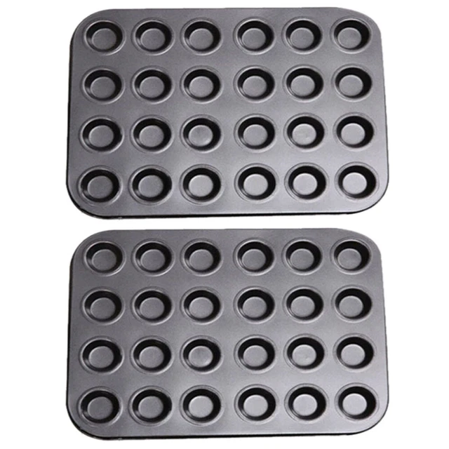 2 piezas Moldes Antiadherentes Formes Prácticos Pudín Moldes Hogares Muffins