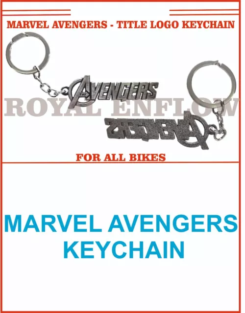 Marvel Avengers - Title Logo Keychain for All Bikes - Express Shipping