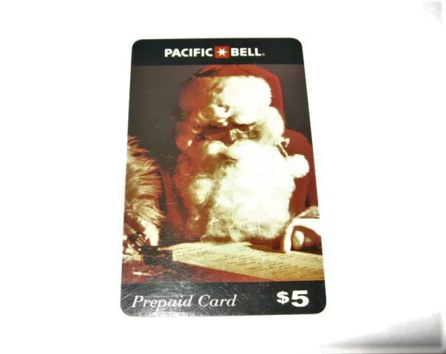 Pacific Bell 1995 $5 Santa Claus phone card