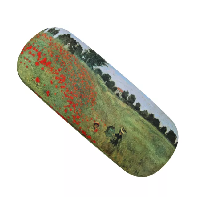 Brillenetui Hartschale Brillen Etui Claude Monet Mohnblumenfeld 2