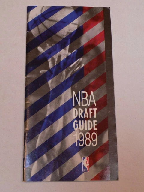 NBA Draft Guide 1989 Booklet Basketball JR Reid Vlade Divac Shawn Kemp Soyebo +