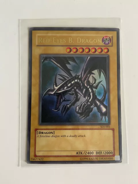 Carte Yu-Gi-Oh YUGIOH Red-Eyes B. Dragon SDJ-001