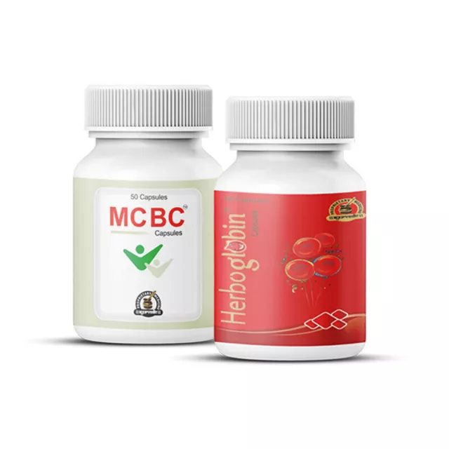 MCBC- und Herboglobin-Kapseln. Ayurveda, erlebt die schmerzhafte Phase des... 3
