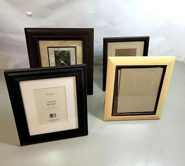 Nice Wood Picture Frame Lot!  Furio Home Woodcrest Rare Woods 5x7