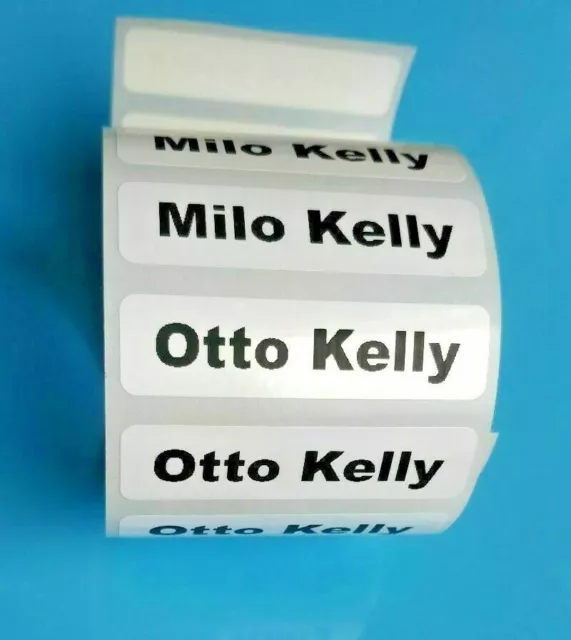Stick On Impermeabili Personalizzate Etichette Nome Stampate Adesivi Scuola Bambini