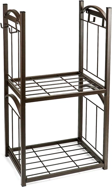 Porta Legna per Camino, Porta Legna in Metallo, Scaffale per Legna Da Ardere, 86