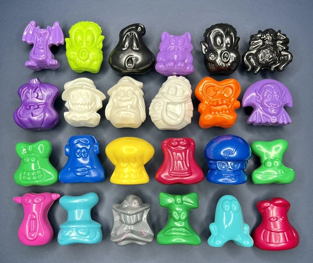 Mcdonald's Happy Meal Monster Crazy Bones Set Of 24: Gogos & Halloween 0941