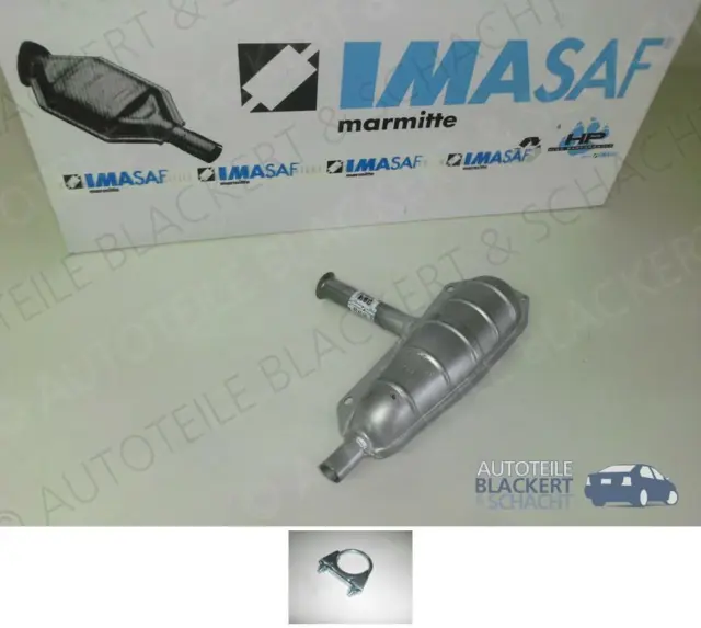 IMASAF ESD Auspuff Endtopf/Mitteltopf für Renault R8+R10 1.0+1.1+1.3 1962-1972