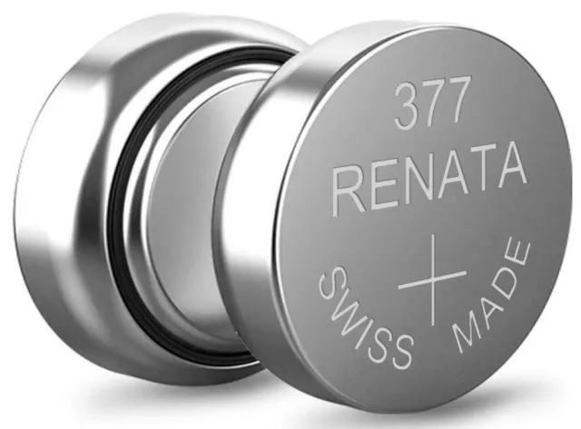 Renata 377 SR626SW Watch Battery SR66 AG4 LR626- Swiss Made-Fast & Free Delivery