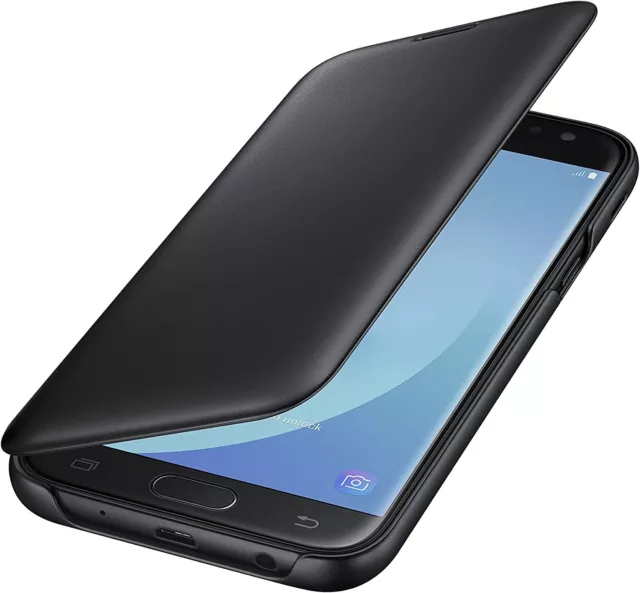 Samsung original coque protection Etui à rabat pour Samsung Galaxy J5 2017 Noir