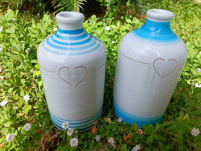 orcio oliera con olio d'oliva ceramica di Grottaglie