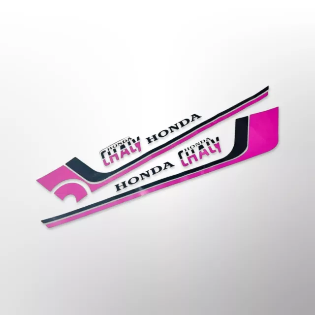 Honda Chaly CF50 CF70 Sticker Decal - Pink & Black