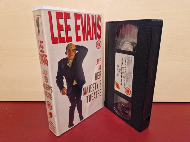 LEE EVANS - Live At Her Majesty's Theatre - PAL VHS Video Tape (H19) £2