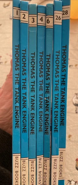 8 X VINTAGE 1990’s Thomas The Tank Engine Buzz Books 1 2 3 4 6 26 28 39 ...
