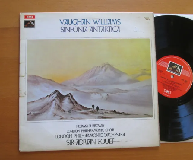ASD 2631 ED1 Vaughan Williams Sinfonia Antartica Adrian Boult EMI 1st C/S NM/VG