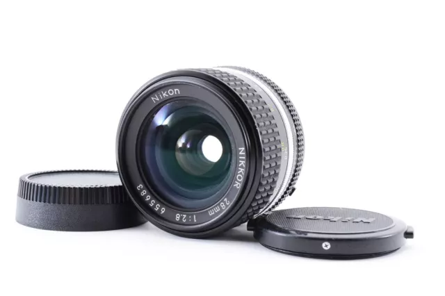 【N MINT】 Nikon Nikkor Ai-S 28mm f/2.8 Wide Angle Camera Lens from Japan 9074