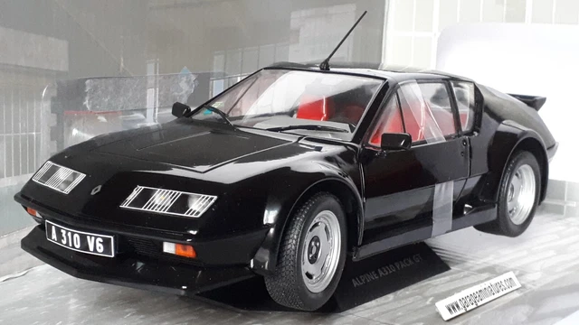 RENAULT,ALPINE,A310,PACK,GT,1983,NOIR,SOLIDO,S1801205,ECH:1/18ème,collection,