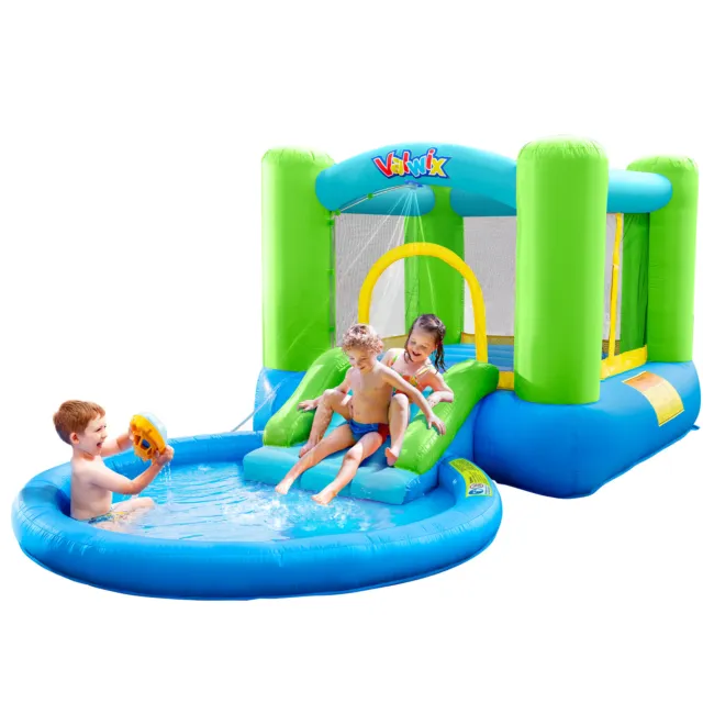 Commercial Inflatable Water Slide Bounce House w/Blower Ball Pit Pool Ideal Gift
