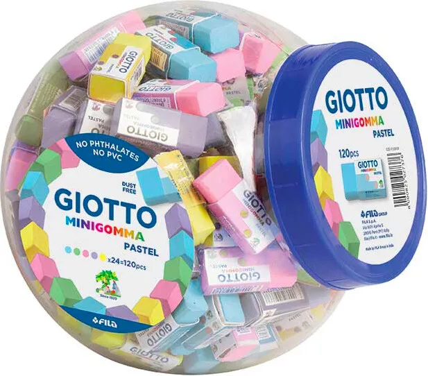 Giotto Boccia 120 MiniGomma Pastel 233900