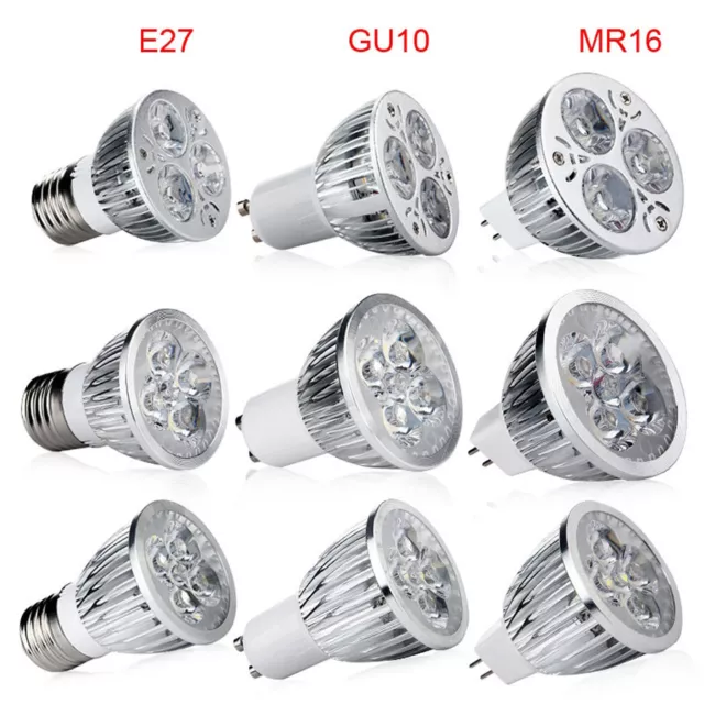 Day White Warm White High Power 3W 4W 5W GU10 MR16 E27 LED SMD Bulbs Spot Light