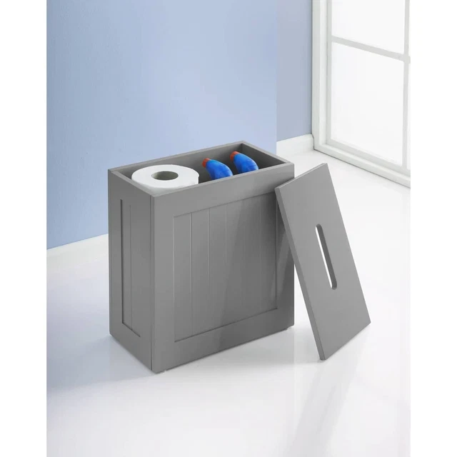 WOODEN SLIMLINE BATHROOM Storage Unit Laundry Toilet Cleaning Tidy