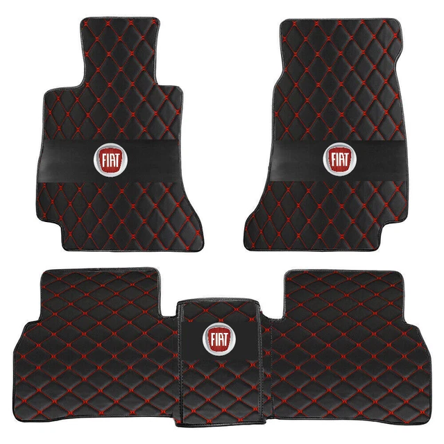 For Fiat 500 500X 500L 2000-2023 Custom Car Floor Mats Waterproof Auto Carpets