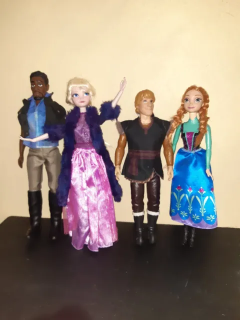 Disney Princess Frozen Dolls  11" - 12" Bundle ANNA, ELSA, KRISTOFF & MATTIAS