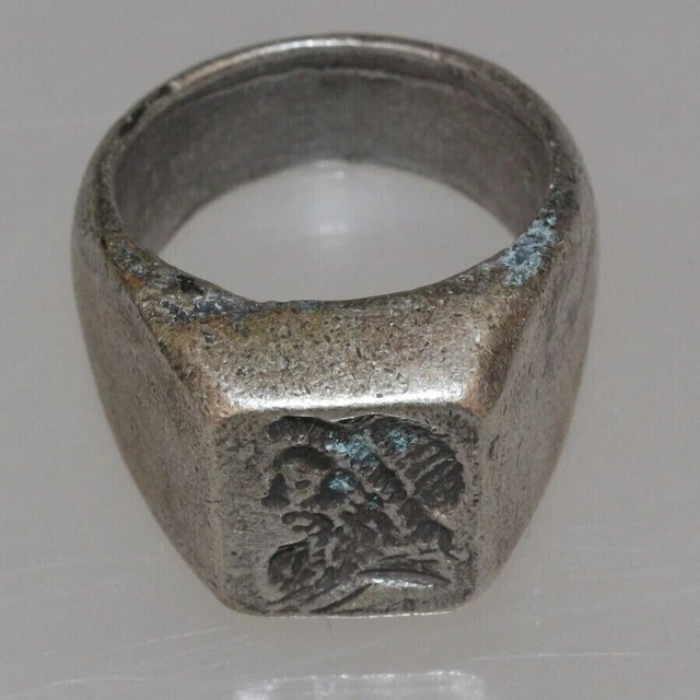 Bague ancienne argent massif - Montres & Bijoux