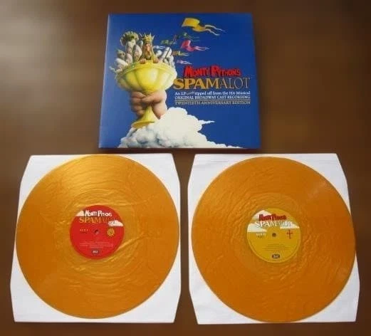 MONTY PYTHON - Spamalot (Original Soundtrack) [Gold Vinyl] NEW