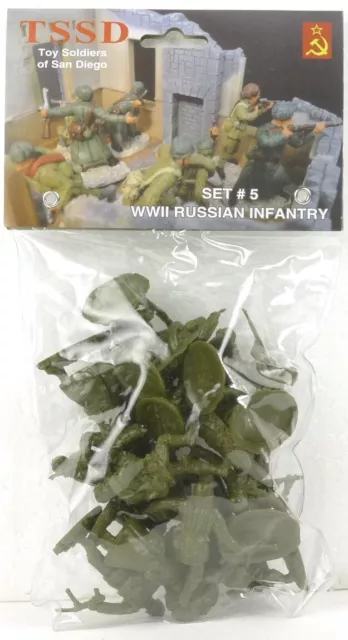 TSSD Toy Soldiers Of San Diego WW2 World War II Russian Infantry Set 5